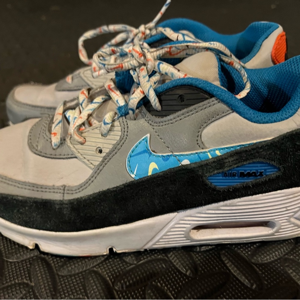 Nike Air Max Kids Shoes - Grey and Blue